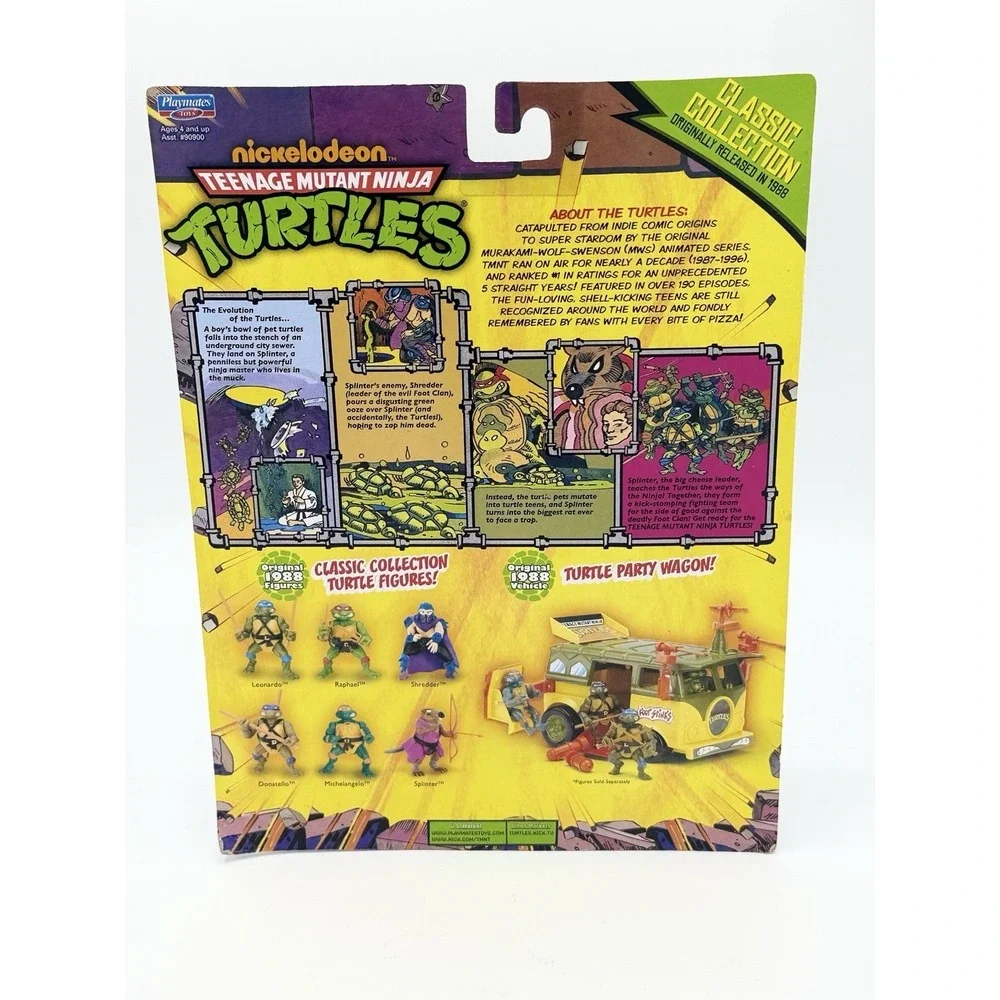 New Teenage Mutant Ninja Turtles 1988 Classic Collection Leonardo Action Figure